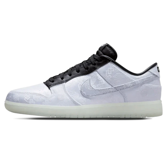 Nike x CLOT x Fragment Design Dunk Low 'White 20th Anniversary'