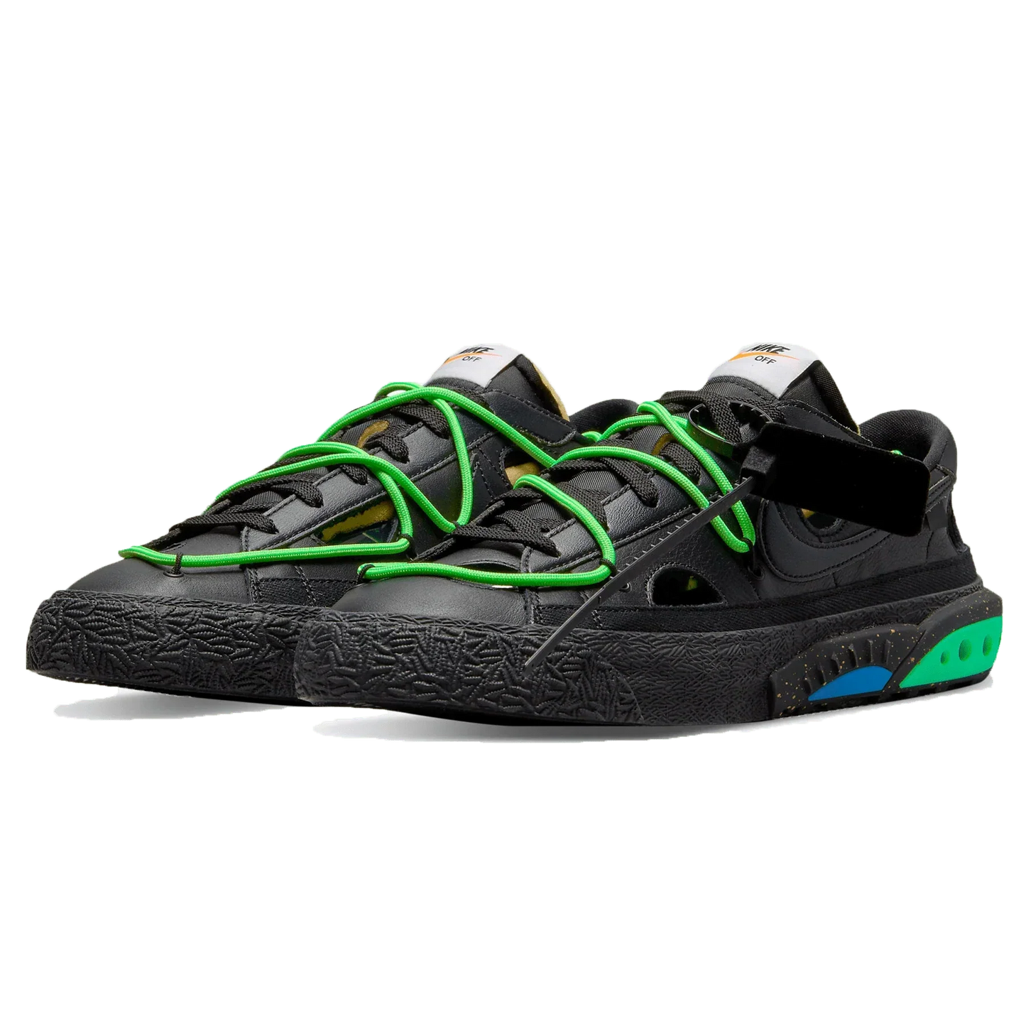 Nike x Off-White Blazer Low 'Electro Green Black'