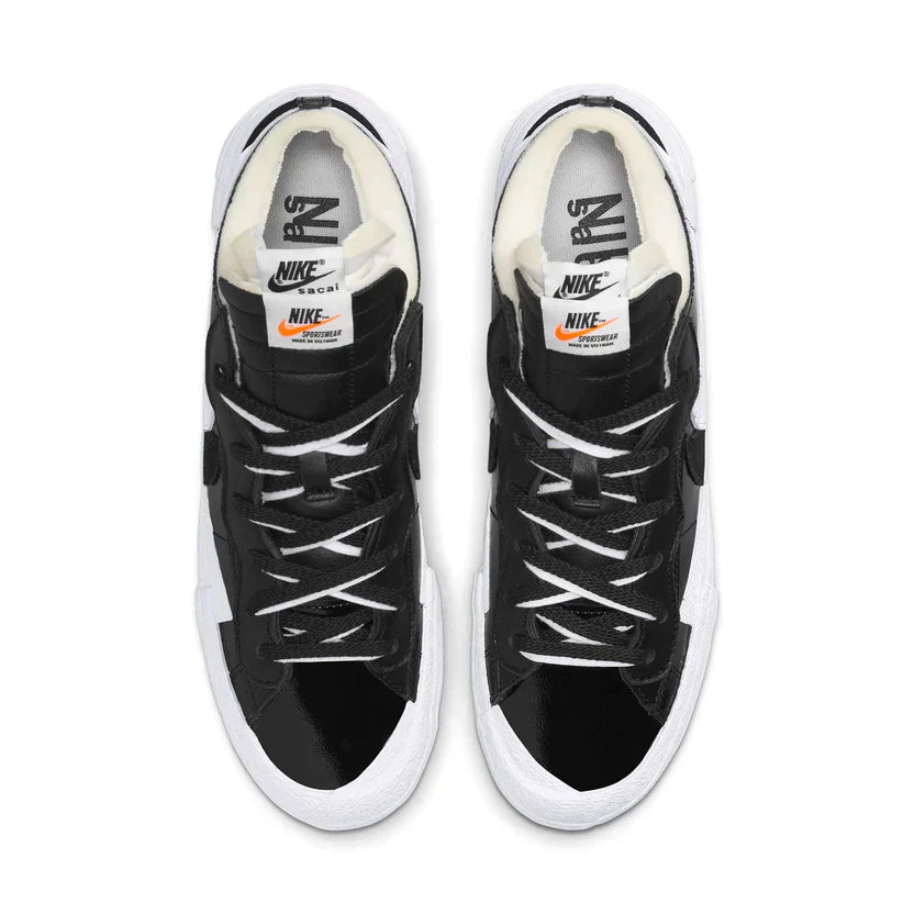 Nike x Sacai Blazer Low 'Black Patent Leather'