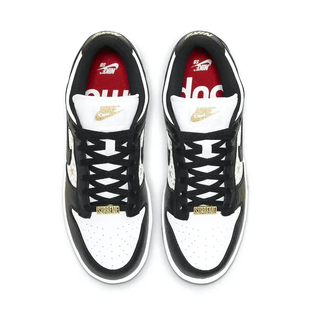 Nike SB x Supreme Dunk Low 'Stars Black'